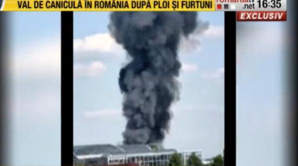 incendiu urias langa un centru de relaxare din balotesti