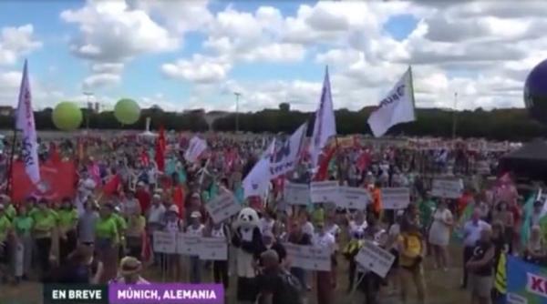 mii de oameni au protestat in germania impotriva summitului g7 video