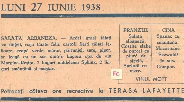 reteta de salata albaneza de la 1938 cu ce se delecta protipendada vremii