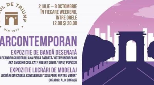 expozitia arcontemporan la arcul de triumf pe durata verii