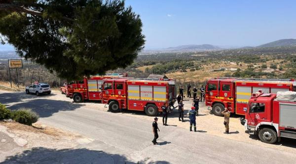 pericol de incendiu in grecia primele echipe de pompieri din romania sunt acolo cele mai periculoase zone