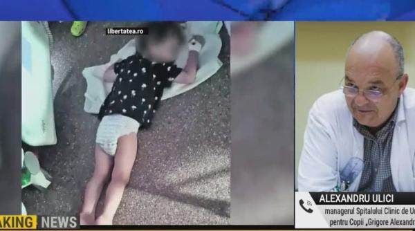 revoltator dar se intampla in romania un copil de 3 ani internat intr un spital doarme pe podea din cauza caldurii