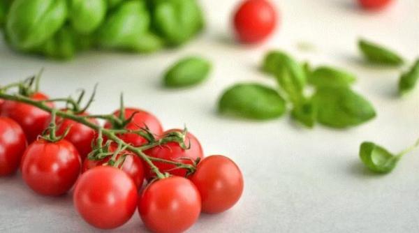 salata delicioasa din rosii cherry si usturoi gata in 10 minute