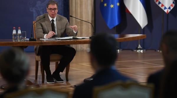 tensiune la granita dintre kosovo si serbia presedintele vucic cer pace ma rog pentru pace