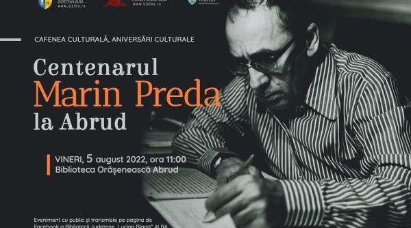 la 100 de ani de la nasterea scriitorului personalitati importante vin sa salute faptul ca numele lui marin preda a fost dat bibliotecii orasenesti din abrud