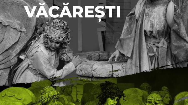 spectacol de teatru si expozitie cu frescele de la vacaresti in curtea casei filipescu cesianu