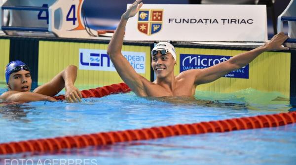 david popovici concureaza vineri in proba de 100 m liber la campionatul european de natatie