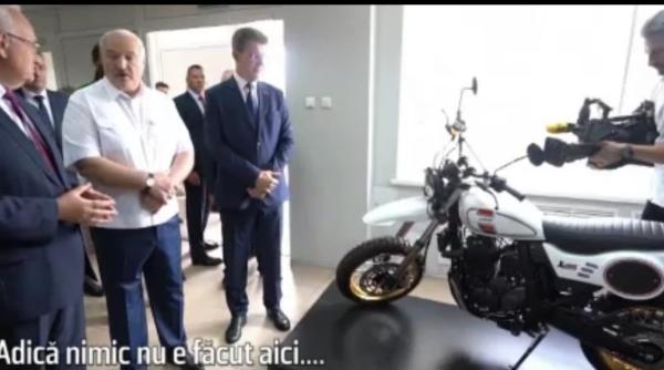 lukasenko s a enervat cand a aflat ca toate componentele unei motociclete sunt din china gata cu toate importurile astea