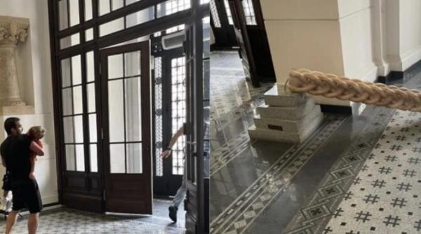 copil de 7 ani ranit grav de statuia din pmb nicusor dan se spala pe maini desi el a deschis holul pentru cetateni vor intra pe usa din fata asa cum face orice proprietar