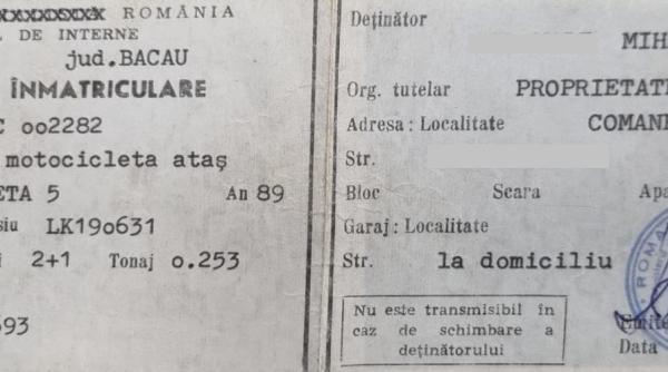 motocicleta cu atas care a avut ultimul itp in 1999 readusa la viata a fost tinuta in conditii perfecte
