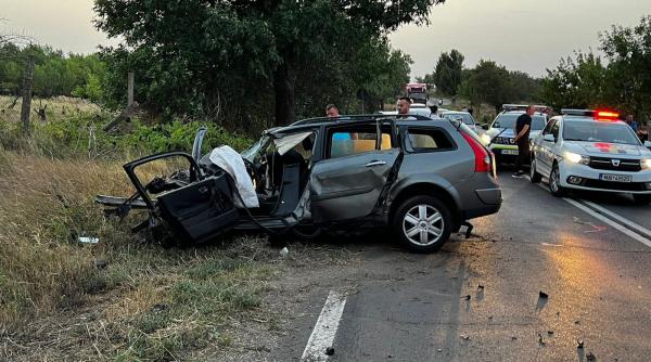 un sofer grabit care a intrat in depasire a omorat o familie intreaga patru morti printre care doua fetite accident frumusani