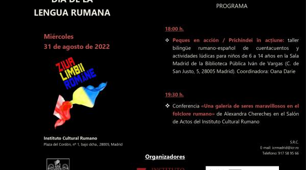 de ziua limbii romane invitatie pentru romanii din spania