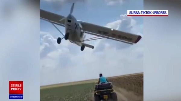 accident aviatic in giurgiu aeronava filmata in timp ce facea o manevra periculoasa chiar deasupra oamenilor