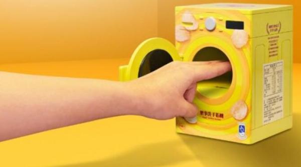 un producator de chipsuri din cartofi a lansat masina de spalat degete