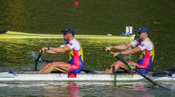romania a castigat aurul in proba masculina de dublu rame la mondialele de canotaj