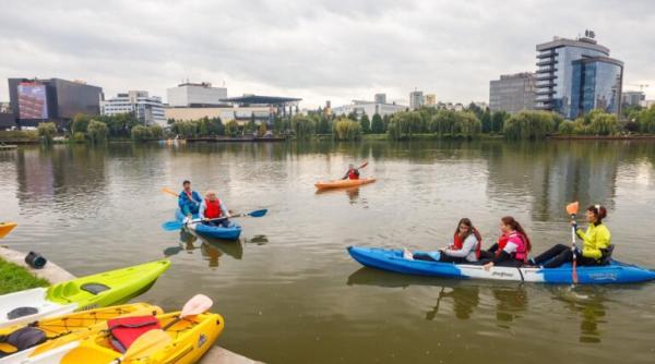 premiera nationala in cluj nevazatorii pot naviga singuri in caiac pe doua lacuri special amenajate