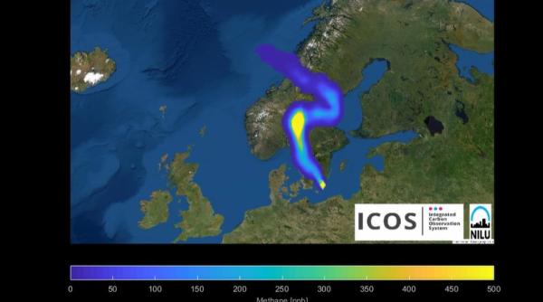 nori de gaz metan deasupra europei de la scurgerile din conducta nord stream