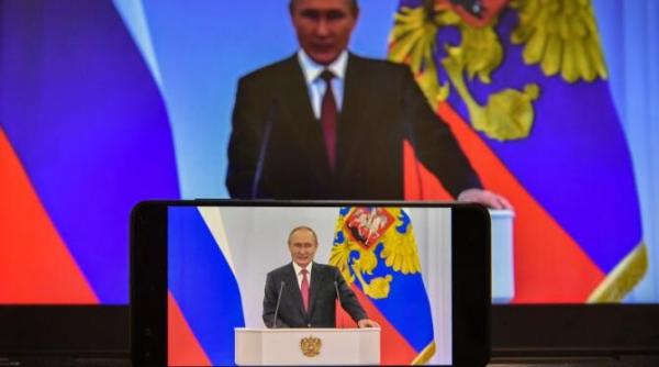 propagandistul putin nou discurs vineri seara in piata rosie e o zi speciala festiva si fara a exagera istorica o zi a adevarului si justitiei