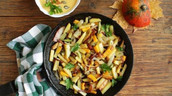 cartofi prajiti cu dovleac