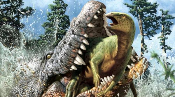 descoperire crocodilul ucigas care a mancat un dinozaur la ultima cina acum aproximativ 95 de milioane de ani
