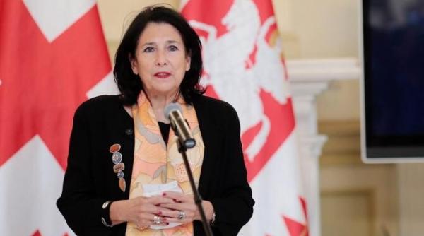 salome zourabichvili presedinta georgiei vizita in romania va fi primita de klaus iohannis