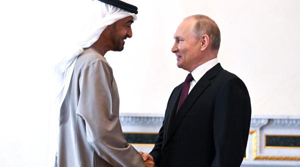 ce a vorbit putin cu presedintele emiratelor arabe unite in timpul intalnirii din sankt petersburg