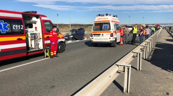 accident pe autostrada a3 in apropiere de ploiesti doua victime in stare grava