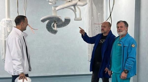 iulian dumitrescu presedintele pnl al consiliului judetean prahova vizita la spitalul de uregnta ploiesti