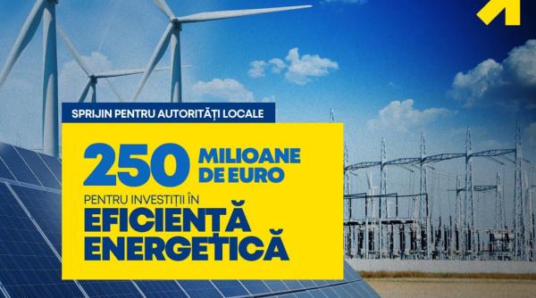 autoritatile locale pot avea facturi mai mici mipe da startul unui proiect de 250 de milioane de euro