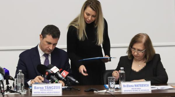 anm s a semnat contractul pentru proiectul extinderea retelei nationale de observatii din cadrul sistemului meteorologic integrat national simin finantat prin pnnr