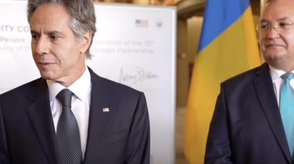 blinken lauda parteneriatul cu romania avem o alianta de neclintit bazata pe valori comune pe care le vom apara