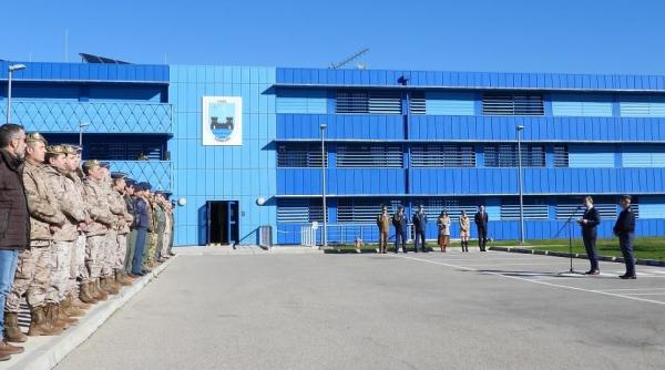 drapelului romaniei ridicat la centrul nato din torrej n