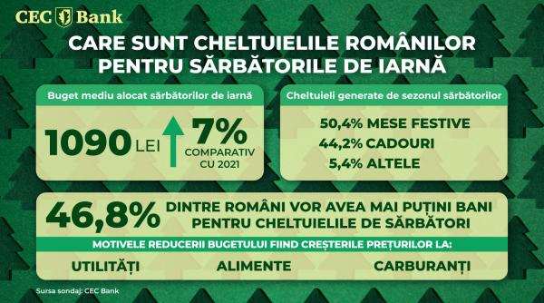 8 din 10 romani vor face sarbatorile acasa jumatate dintre ei au un buget mai mic fata de anul trecut
