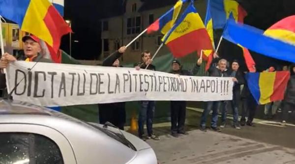 aur protest la o benzinaria omv din alba iulia rabdarea noastra a ajuns la sfarsit