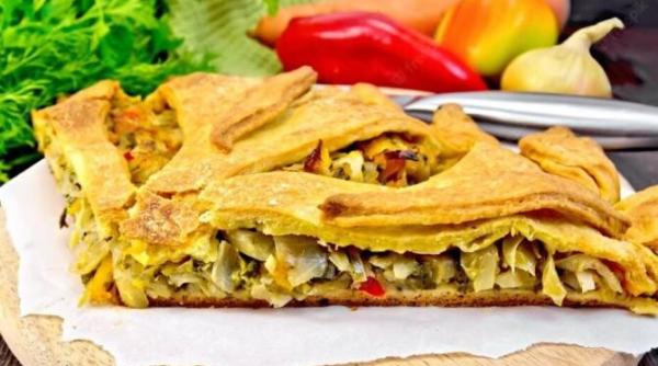 tarta satioasa pentru zilele de iarna ai nevoie de o jumatate de varza si o conserva de fasole