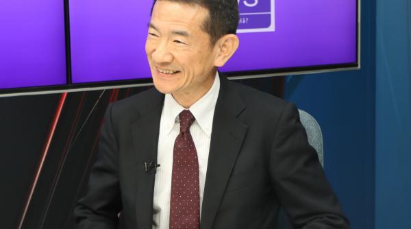 hiroshi ueda ambasadorul japoniei la bucuresti alaturi de ovidiu dranga ambasadorul romaniei la tokio la interviurile dc news