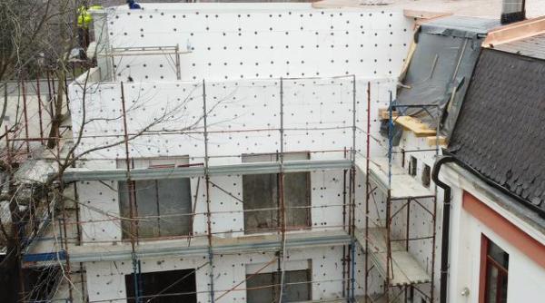 lucrarile la noua sala de spectacole a centrului cultural dunarea de jos in grafic