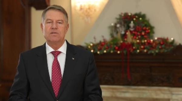 klaus iohannis mesaj cu prilejul craciunului