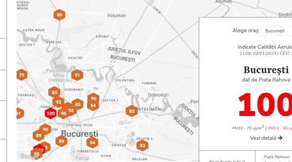 poluare masiva in noaptea de revelion nici dupa anul nou nu este mai usor de respirat aerul