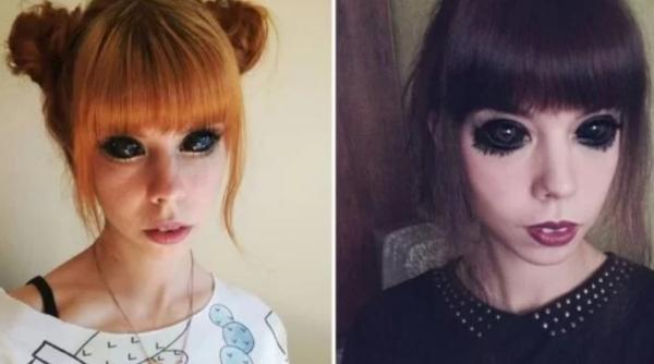 a orbit la numai 21 de ani dupa ce a incercat sa si tatueze globii oculari tanara regreta totul macar traiesc