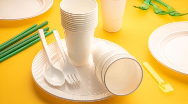 vesela de unica folosinta si tacamurile din plastic vor fi interzise in anglia urmeaza servetelele si filtrele de cafea
