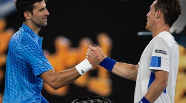 australian open 2023 novak djokovic roberto carballes baena scor final in primul tur