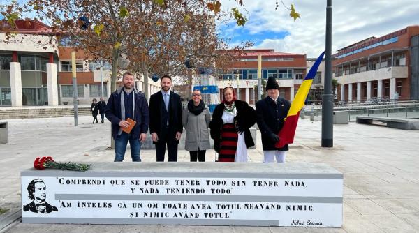 eminescu monument in spania bologan este chintesenta unui intreg popor