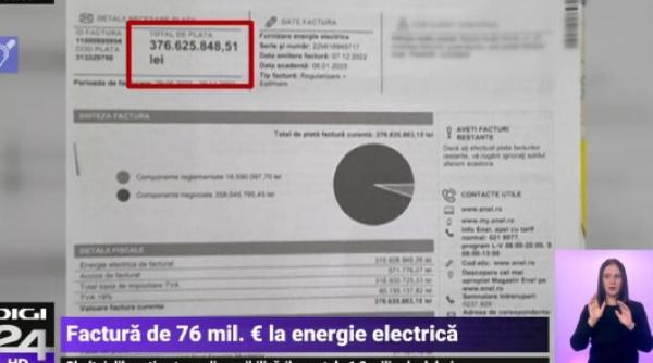 un barbat din vrancea s a trezit cu o factura de 76 milioane de euro la energie electrica