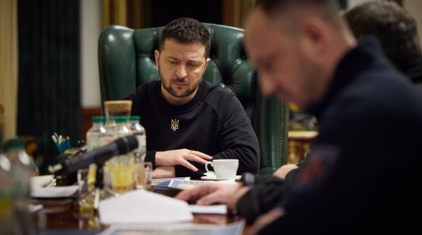 zelenski in timp de razboi nu au loc accidente