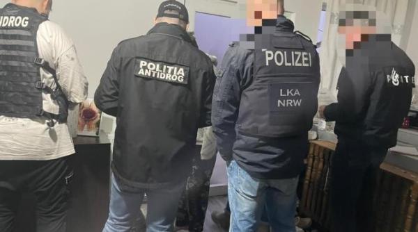 spalare de bani si trafic international de droguri actiune comuna a politistilor din romania olanda polonia si germania