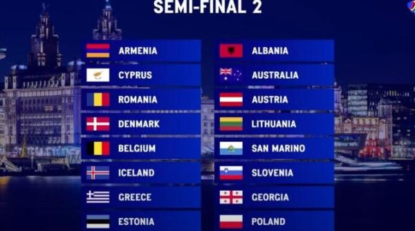 eurovision 2023 romania va concura in a doua semifinala a concursului care se va desfasura la liverpool