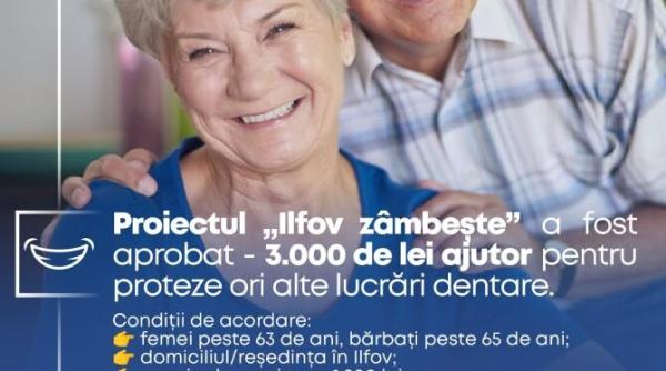 ilfov zambeste un proiect pentru pensionarii care isi pot reface dantura cu bani de la consiliul judetean