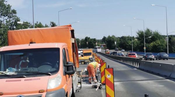 s a surpat soseaua pe dn1 intre brasov si bucuresti restrictii de circulatie pe zeci de metri