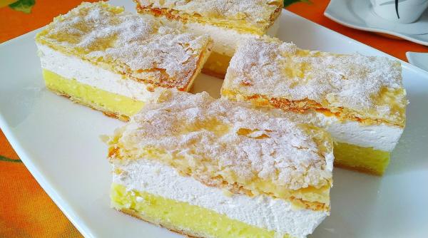 cum faci un cremsnit pufos reteta foarte simpla